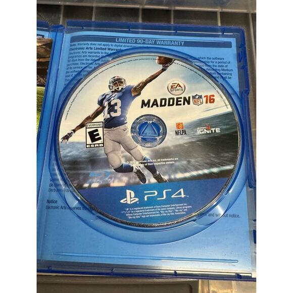 PlayStation 4 / Video Game/ Madden 16 / EUC - Picture 3 of 4